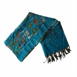 Zeige Details für Winterschal türkis grün 230x65cm Bild von Winterschal türkis grün 230x65cm