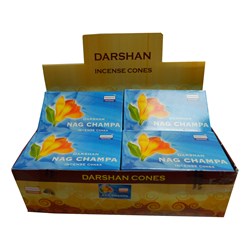 Zeige Details für 120 Nag Champa Räucherkegel Vorratspackung Bild von 120 Nag Champa Räucherkegel Vorratspackung