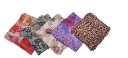 Zeige Details für 100x Chiffon Tücher bedruckt 100x100cm Bild von 100x Chiffon Tücher bedruckt 100x100cm