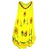 Bild von Sommerkleid Blumenmotiv gelb Strandkleid, Bild 3