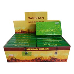 Zeige Details für 120 Patchouli Räucherkegel Vorratspackung Bild von 120 Patchouli Räucherkegel Vorratspackung