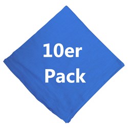 Zeige Details für 10 Nickitücher blau uni Baumwolle Bandana Bild von 10 Nickitücher blau uni Baumwolle Bandana