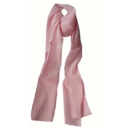 Zeige Details für Schal rosa mit Satin-Streifen Bild von Schal rosa mit Satin-Streifen