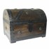 Bild von Cofre pirata baúl del tesoro 28x21x21cm marrón aspecto antiguo, Bild 1