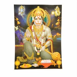 Zeige Details für Stampa Hanuman 30 x 40 cm
 Bild von Stampa Hanuman 30 x 40 cm