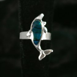 Zeige Details für Seeopalring Delfin
 Bild von Seeopalring Delfin
