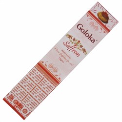 Zeige Details für 15g Goloka Saffron Masala Incense Räucherstäbchen
 Bild von 15g Goloka Saffron Masala Incense Räucherstäbchen