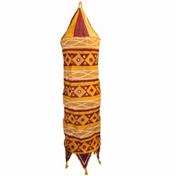Zeige Details für Paralume indiano 135 cm torre bordeaux arancione
 Bild von Paralume indiano 135 cm torre bordeaux arancione