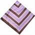 Bild von Nickituch braun violett Quadrate Halstuch, Bild 1