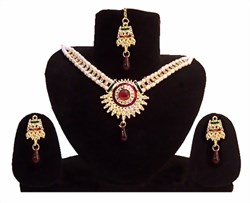 Zeige Details für Conjunto de Bollywood joyas indias Rani Sunflower
 Bild von Conjunto de Bollywood joyas indias Rani Sunflower
