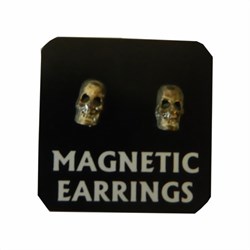 Bild von Magnetische Ohrringe Totenkopf
