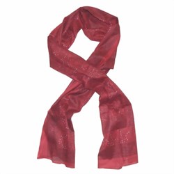 Zeige Details für Schal rot Paisley Blumen 180x50cm Bild von Schal rot Paisley Blumen 180x50cm