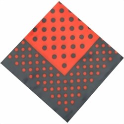 Zeige Details für Nickituch Punkte in dunkelgrün und orange Bild von Nickituch Punkte in dunkelgrün und orange