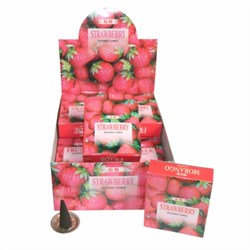 Zeige Details für 120 Strawberry Räucherkegel Vorratspackung Bild von 120 Strawberry Räucherkegel Vorratspackung