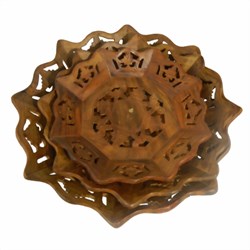 Zeige Details für Schalen Set Holz 3 Größen Obstschalen Bild von Schalen Set Holz 3 Größen Obstschalen