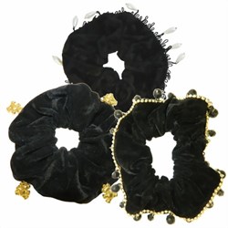 Bild von Gomas del pelo terciopelo pack 3 coleteros accesorios
