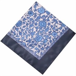 Zeige Details für Nickituch blau weiß Blumen Bandana Bild von Nickituch blau weiß Blumen Bandana