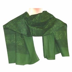 Zeige Details für Tuch grün Paisley Blumen 100x100cm  Bild von Tuch grün Paisley Blumen 100x100cm