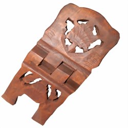 Zeige Details für Buchständer Weinblatt 25cm Holz Bild von Buchständer Weinblatt 25cm Holz