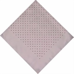 Zeige Details für Nickituch weiss Punktmuster orange Halstuch Bild von Nickituch weiss Punktmuster orange Halstuch