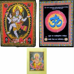 Zeige Details für Wandbild Set Nataraj und Om Bild von Wandbild Set Nataraj und Om