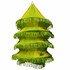 Bild von Paralume indiano 50 cm fisarmonica verde giallo
, Bild 1