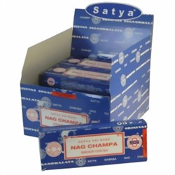 Zeige Details für 120 Satya Nag Champa Räuchersticks Dhoop Sticks  Bild von 120 Satya Nag Champa Räuchersticks Dhoop Sticks