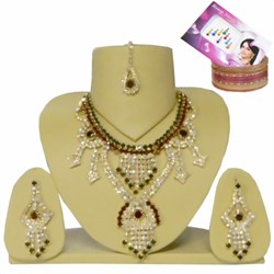 Zeige Details für Conjunto de Bollywood Kareena rojo verde
 Bild von Conjunto de Bollywood Kareena rojo verde