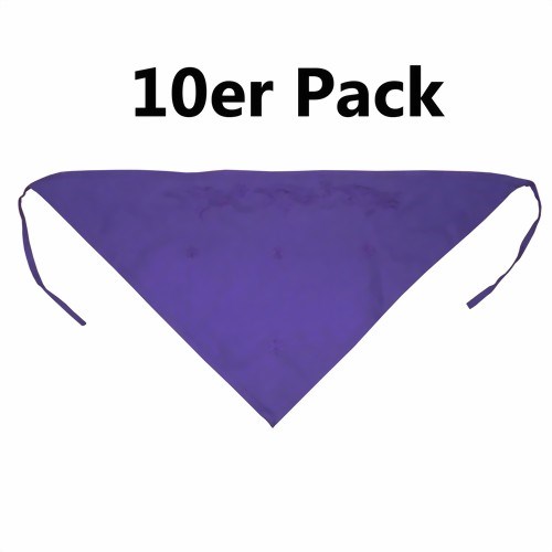 Bild von Pañuelos triangulares violeta pack 10 40x40x60cm bordados
