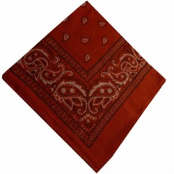 Zeige Details für Bandana rot Nickituch Paisley-Muster  Bild von Bandana rot Nickituch Paisley-Muster