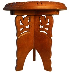 Zeige Details für Beistelltisch Holz 48x45cm Blumenhocker Bild von Beistelltisch Holz 48x45cm Blumenhocker