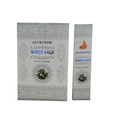 Zeige Details für 180g Ayurvedic White Sage Räucherstäbchen Bild von 180g Ayurvedic White Sage Räucherstäbchen