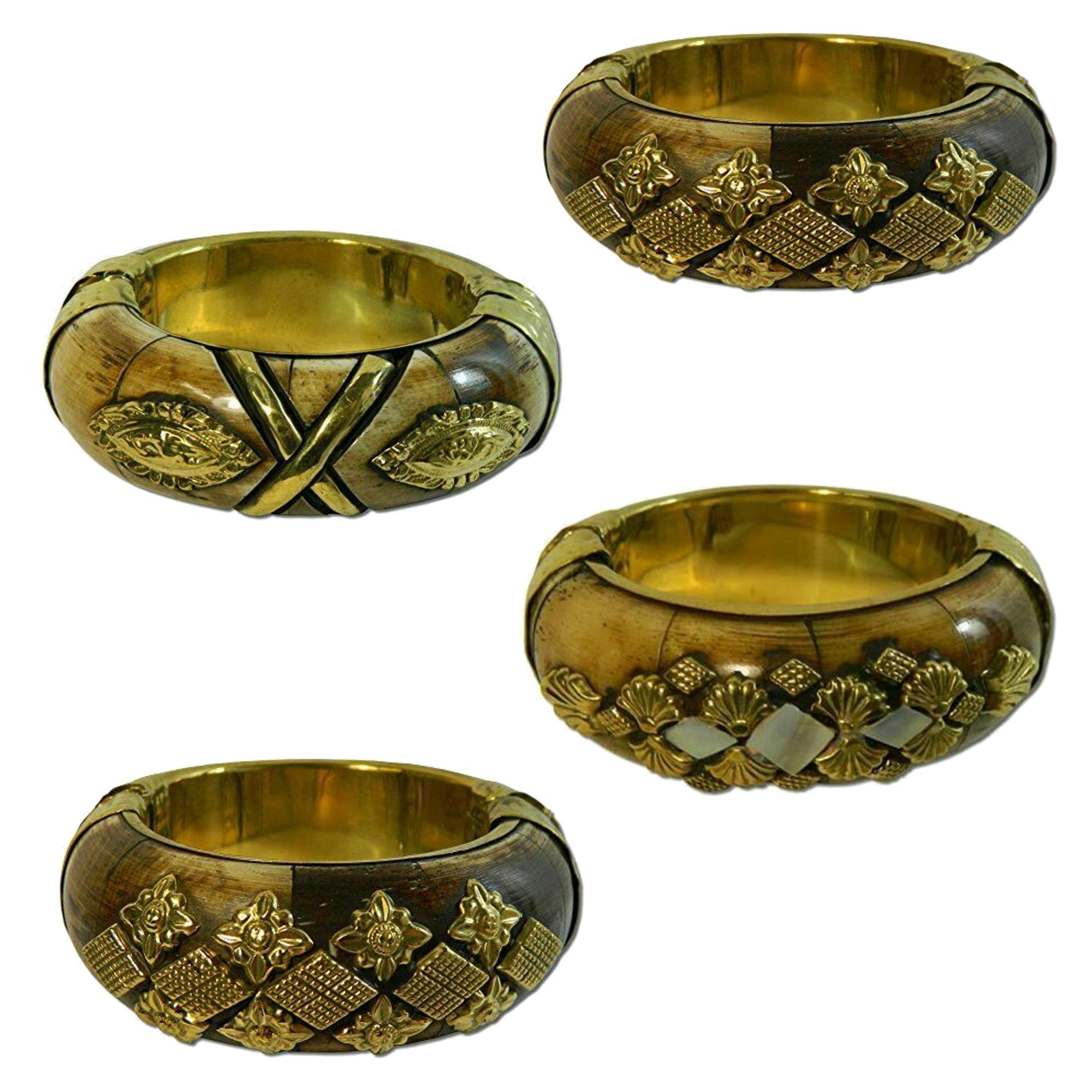 Bild von Armreifen aus Bein 4er Set Accessoire