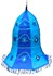 Bild von Lampenschirm Glocke 45cm blau türkis, Bild 1