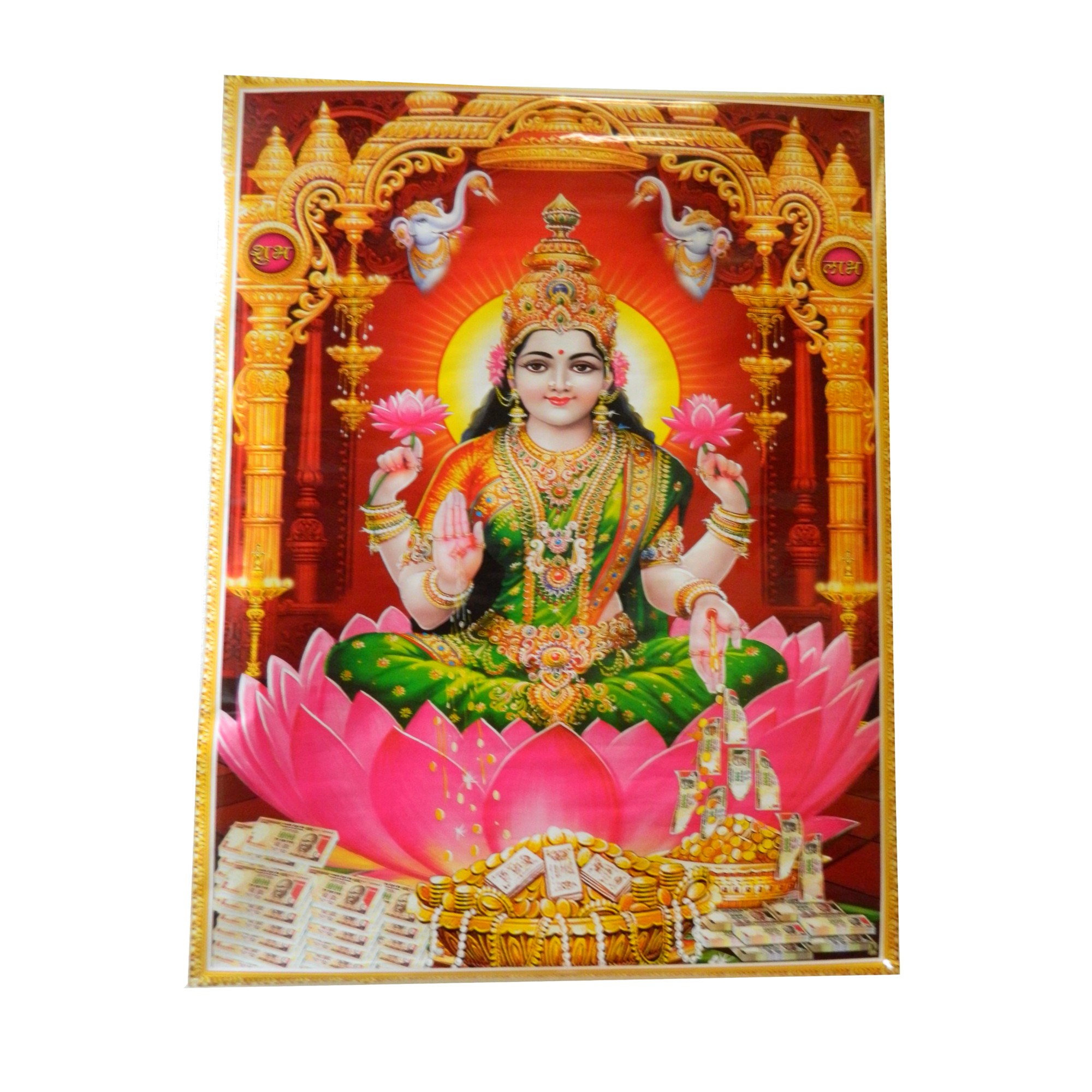 Bild von Poster Divinita Lakshmi 145x95cm