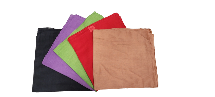Bild von Halstuch 5er Pack uni 100cm -Set A-