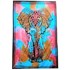 Bild von Tagesdecke Elefant Afrika pink-türkis, Bild 1
