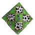 Bild von Tuch Dalmatiner grün weiß, Bild 1