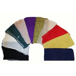 Bild von 10 Schals uni Sortiment Halstücher Haarbänder