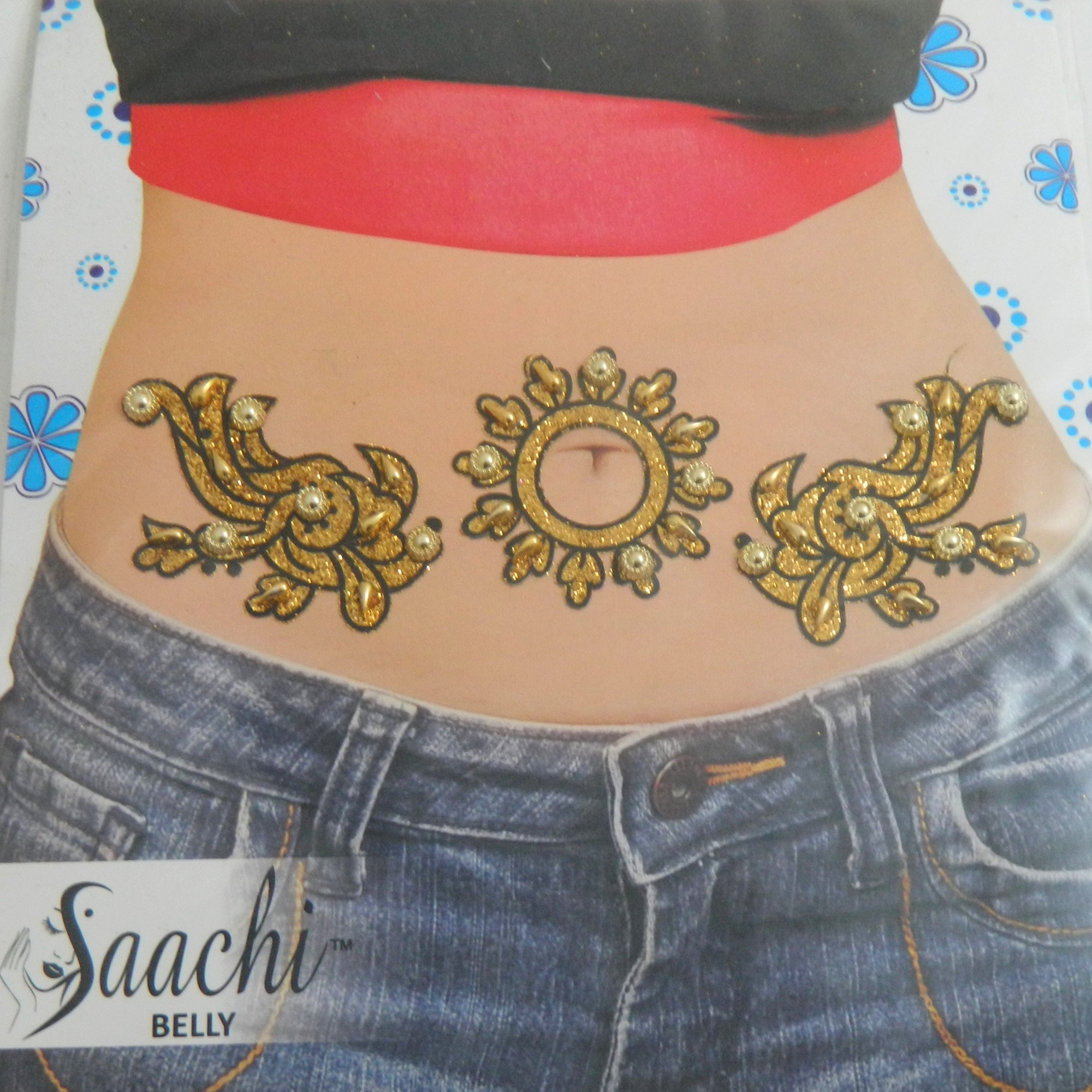 Bild von Klebetattoos für den Bauch 12er Pack