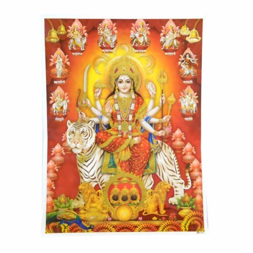 Bild von Stampa Durga su tigre 30 x 40 cm
