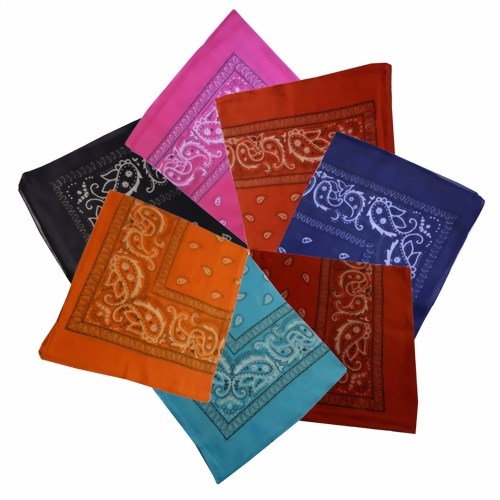 Bild von Bandana-Tücher mit Paisley-Muster 