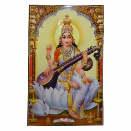 Bild von Poster Göttin Sarasvati 146x96cm