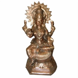 Bild von Statuetta Lakshmi color bronzo 55 cm
