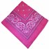 Bild von Bandana pink schwarz-weißes Paisley-Muster, Bild 1