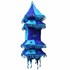 Bild von Paralume indiano 70 cm pagoda blu turchese
, Bild 1