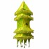Bild von Paralume indiano 70 cm pagoda verde giallo limone
, Bild 1