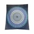 Bild von Tagesdecke Paisley Mandala grau lila türkis, Bild 1