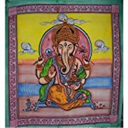 Bild von Copriletto matrimoniale "Ganesha"