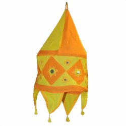 Bild von Pantalla lámpara 48cm amarillo naranja

